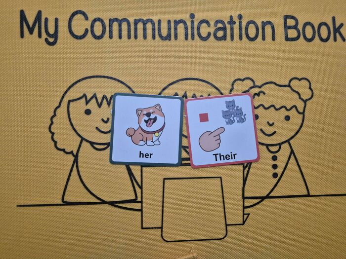 Picture Cards That Came With My Autistic Son’s Communication Book