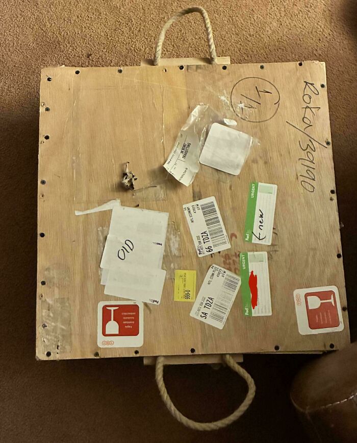 Random Shipping Crate Shows Up. Only Inside? A Window Pane