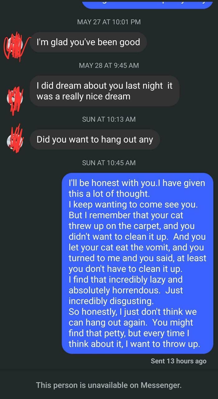 I Feel Like Kind Of A Jerk, But Every Time I Think About It, I Cringe