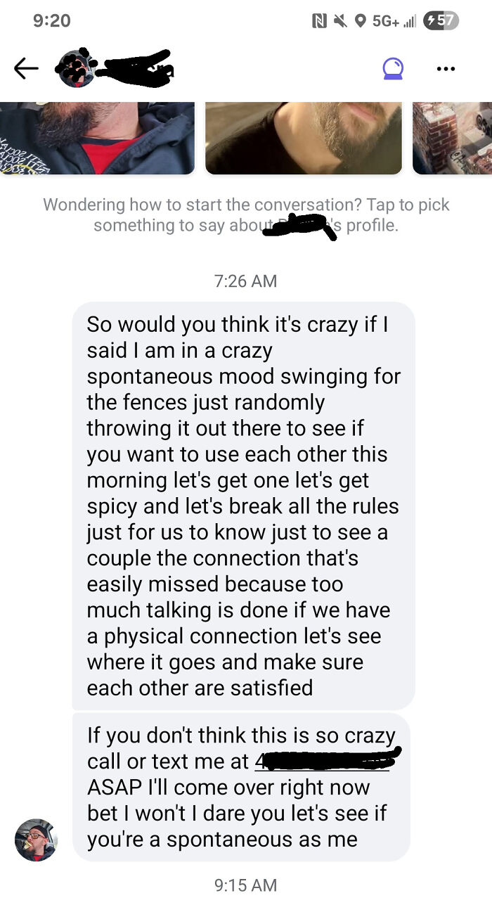 What An Opening Message! (Cue The Cringe Sound Effects)