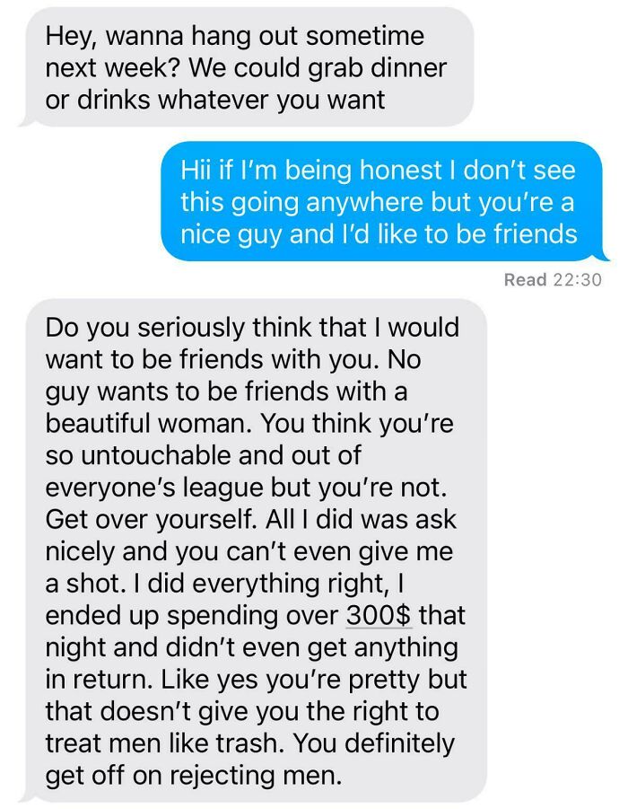 Ngvc: “You Definitely Get Off On Rejecting Men” (Oof)