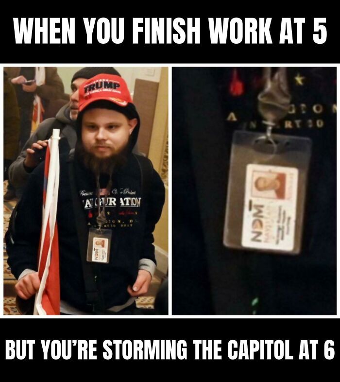 Clocked Out At 5, Stormed The Capitol By 6 — Talk About A Busy Day!