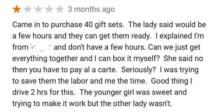 Maybe Call Ahead For That Huge Order? Just A Thought...