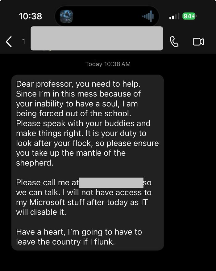 Student Totally Fails To Take Responsibility, Surprised By Results