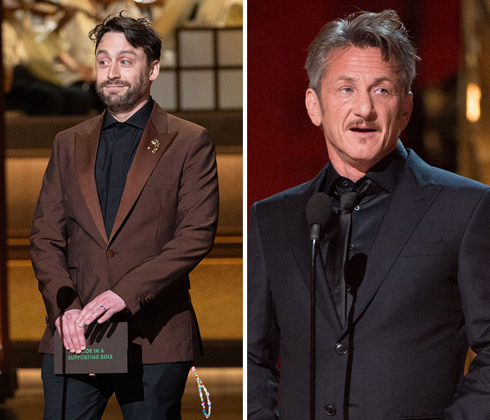 Kieran Culkin Shades Sean Penn by Accepting His Award
