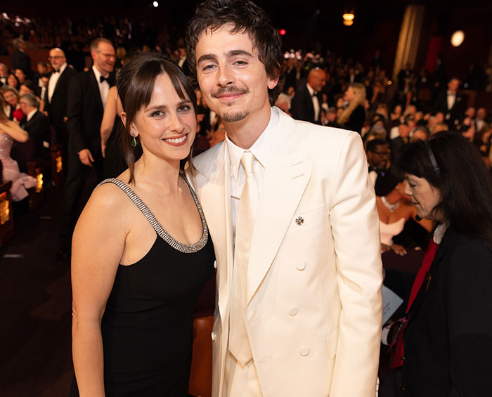 Kylie Jenner’s Awkward Hug With Timothée’s Sister