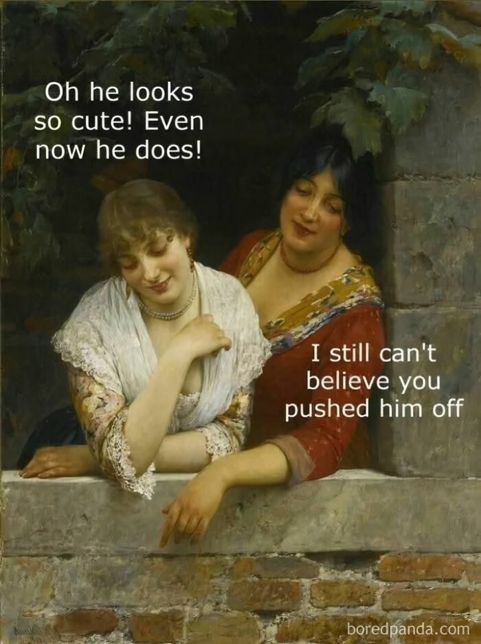 When Old Paintings Get Sassy: The Funniest Classical Art Memes Ever