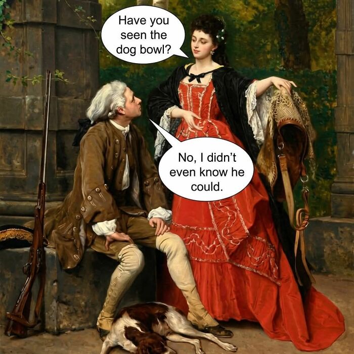 When Old Paintings Get Sassy: The Funniest Classical Art Memes Ever