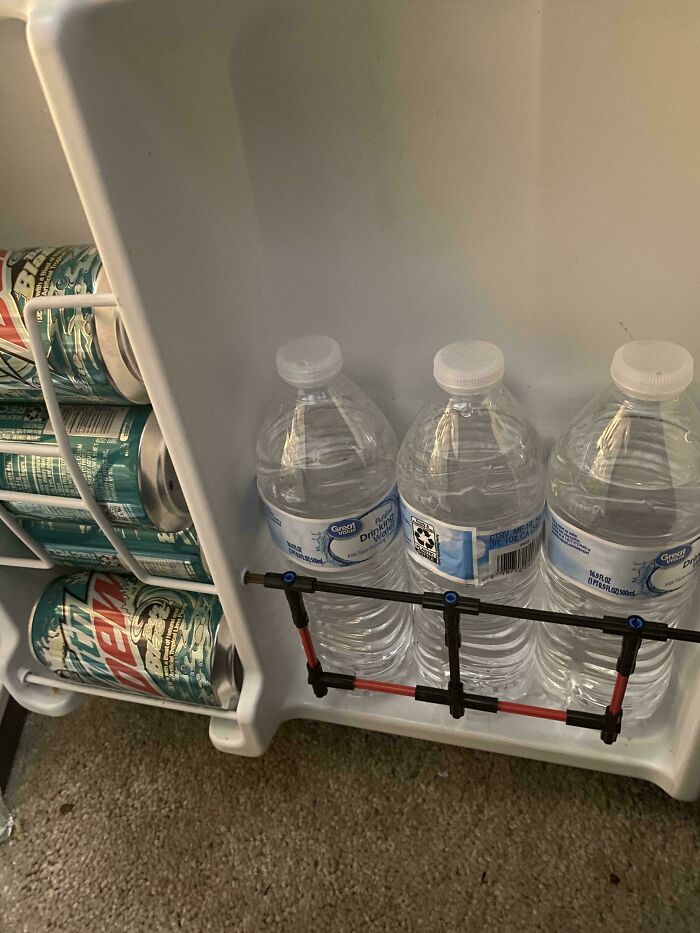 Mini Fridge Drinks Holder? Just Use LEGO!