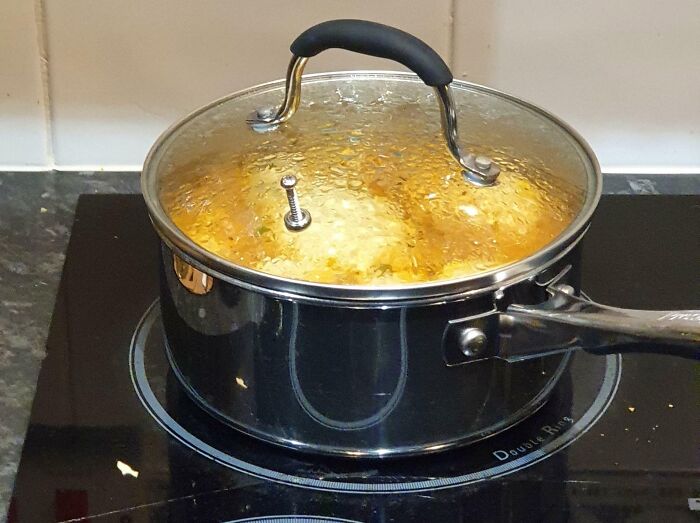 Needed a Solid Lid? Improvise with a Screw!