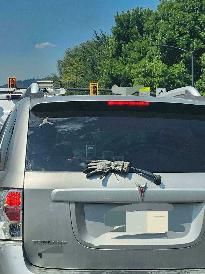 Need a Windshield Wiper? Just Use a Stick!