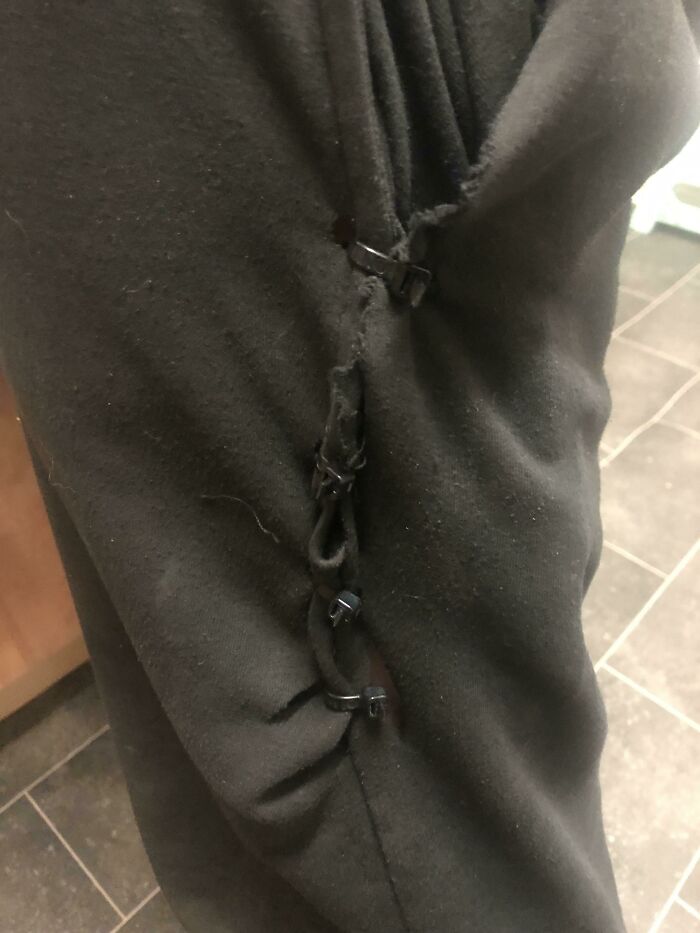 Fiancé Ripped Joggers? Cable Ties to the Rescue!