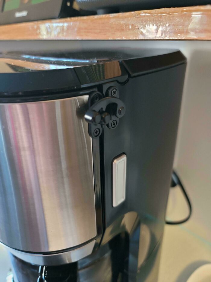 Coffee Maker Lid Popping Open? Jewelry Box Latch FTW