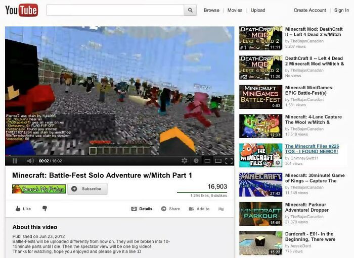 That Old YouTube Look