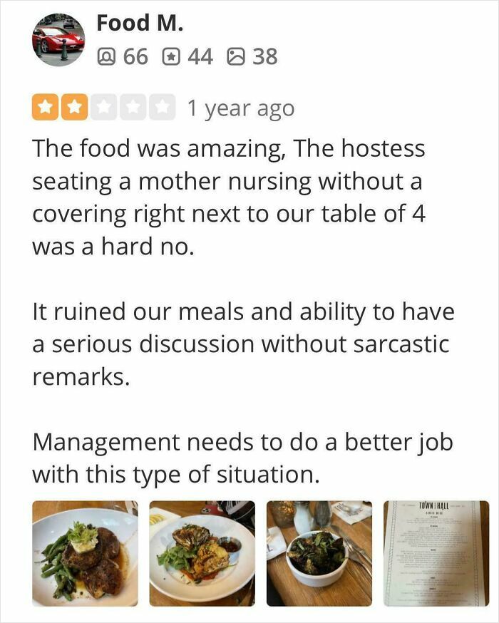 2 Stars Because They Saw A Breast? Seriously?