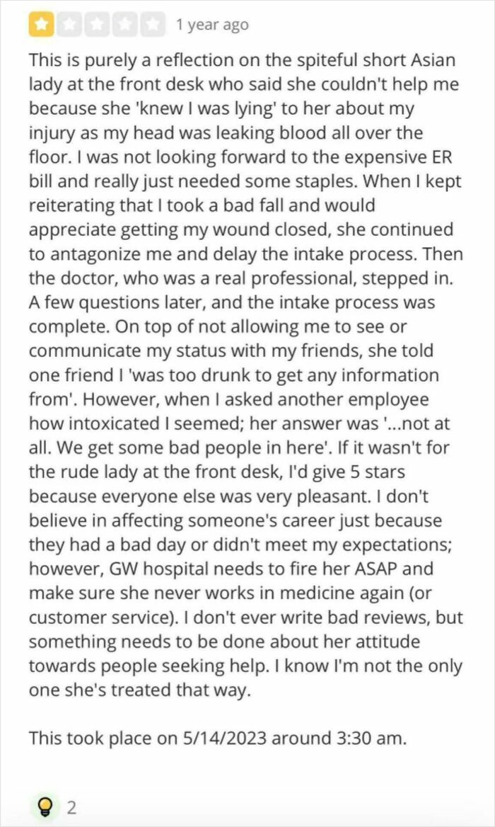 My Buddy Rated a Hospital on Yelp—And It Was Something Else