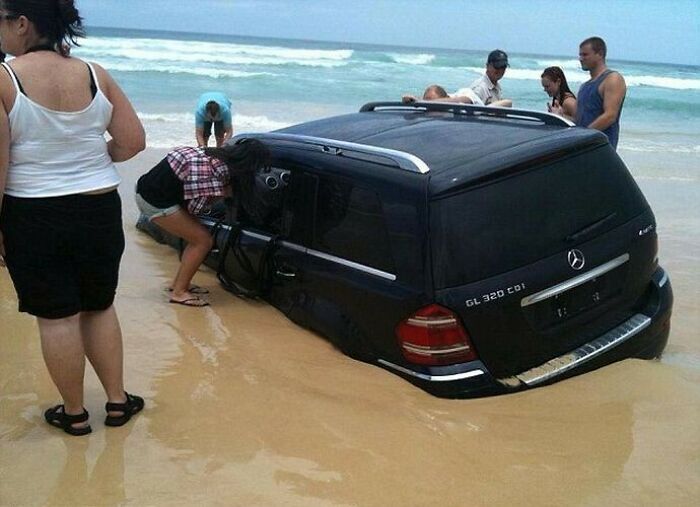 Driving in Sand: What Could Possibly Go Wrong?