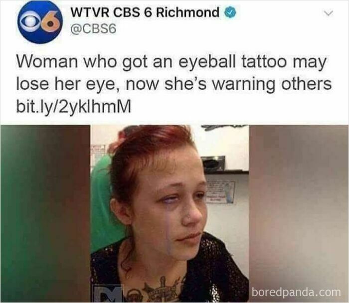 WCGW If You Get an Eyeball Tattoo?