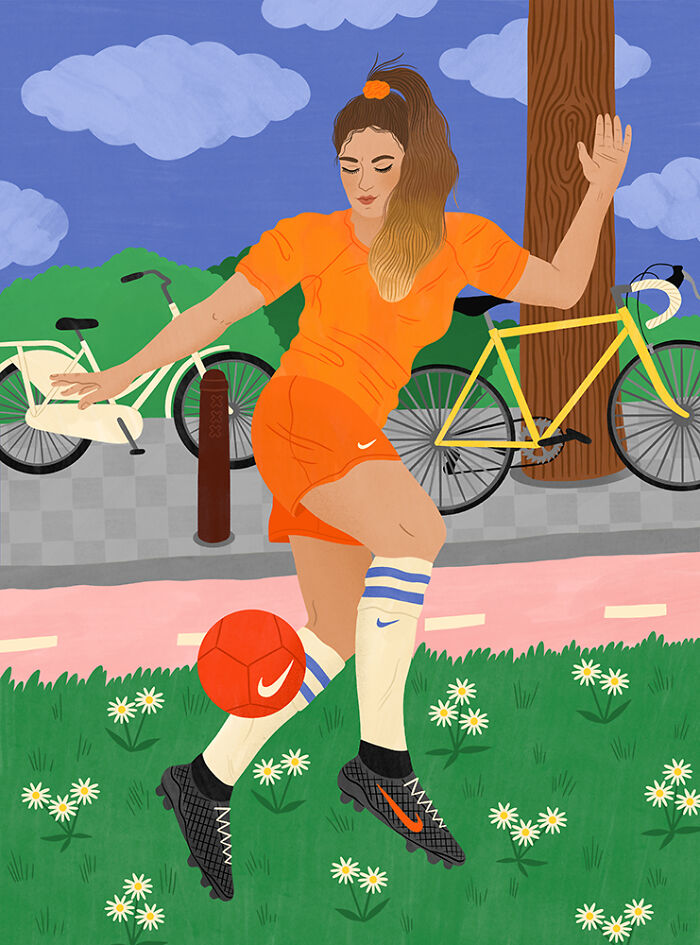 Meet The Dutch Artist Who Turns Everyday Feminine Vibes Into Colorful Magic