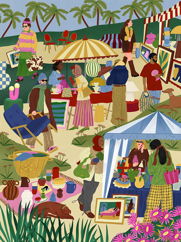 Meet The Dutch Artist Who Turns Everyday Feminine Vibes Into Colorful Magic