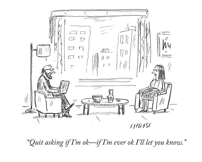 Wait, These Everyday Family Scenes Just Got Hilariously Awkward! Meet David Sipress' Cartoons