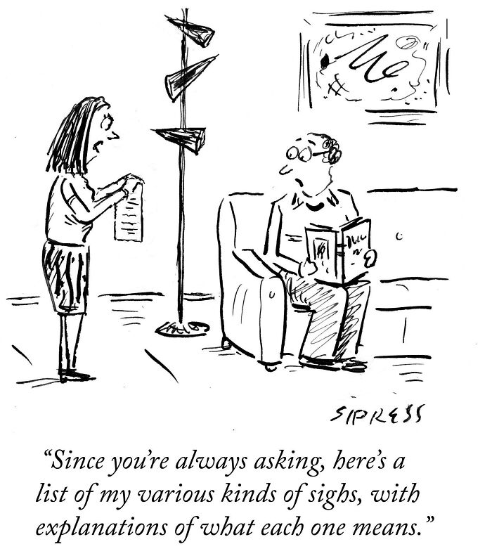 Wait, These Everyday Family Scenes Just Got Hilariously Awkward! Meet David Sipress' Cartoons
