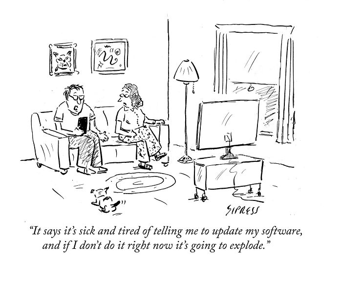 Wait, These Everyday Family Scenes Just Got Hilariously Awkward! Meet David Sipress' Cartoons