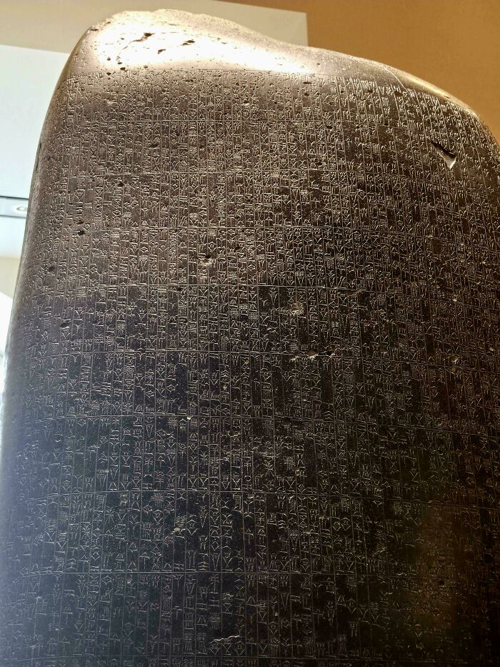 One of the Oldest Legal Codes Ever: The Code of Hammurabi Carved in Stone