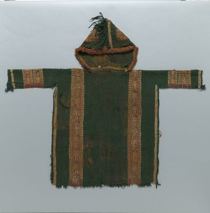 Adorable Child’s Tunic with Built-in Hood, 600-900 AD Egypt