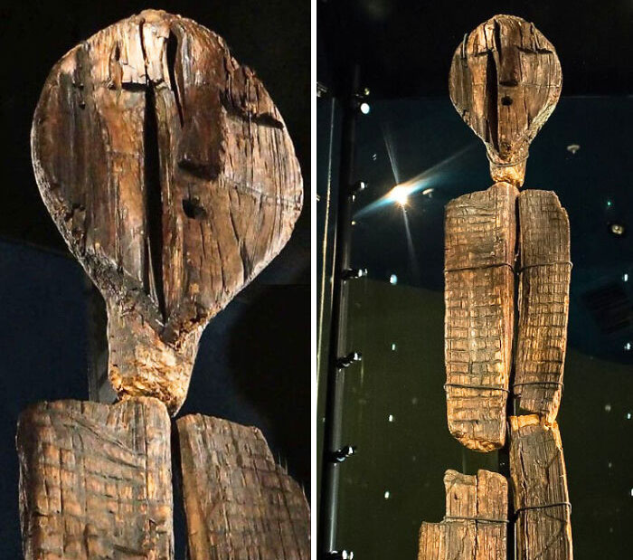 This 12,000-Year-Old Wooden Statue From Russia Has Mysterious Symbols and Serious Vibes