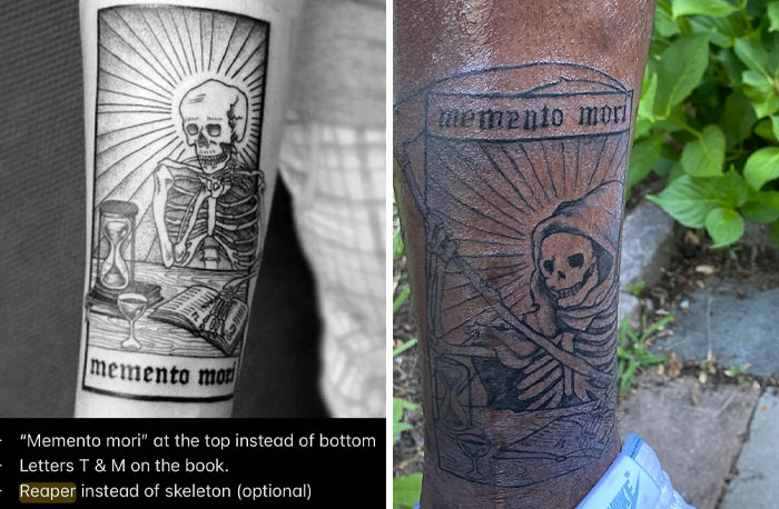 Tattoo Request vs. Delivery - Nailed It!