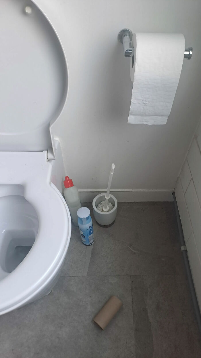 "He Changed The Toilet Roll" (But Not Really)