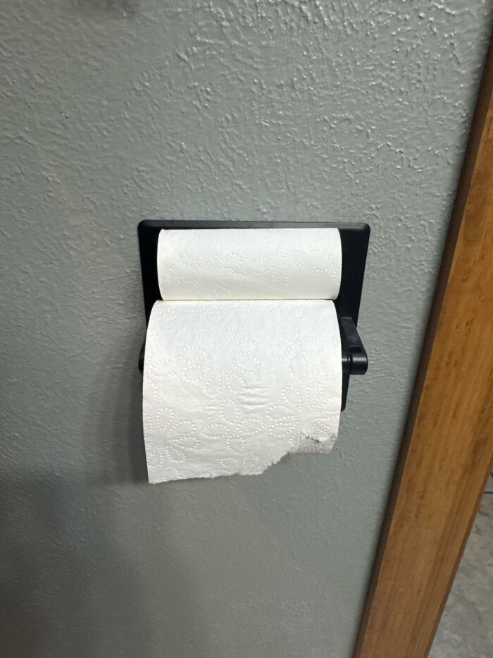 He Changed The Toilet Roll... But Did He?