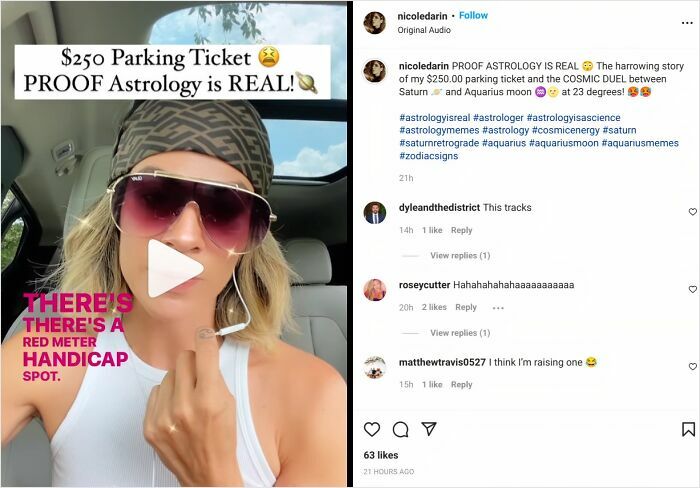 Wannabe Astrologer Blames Saturn After Parking Ticket