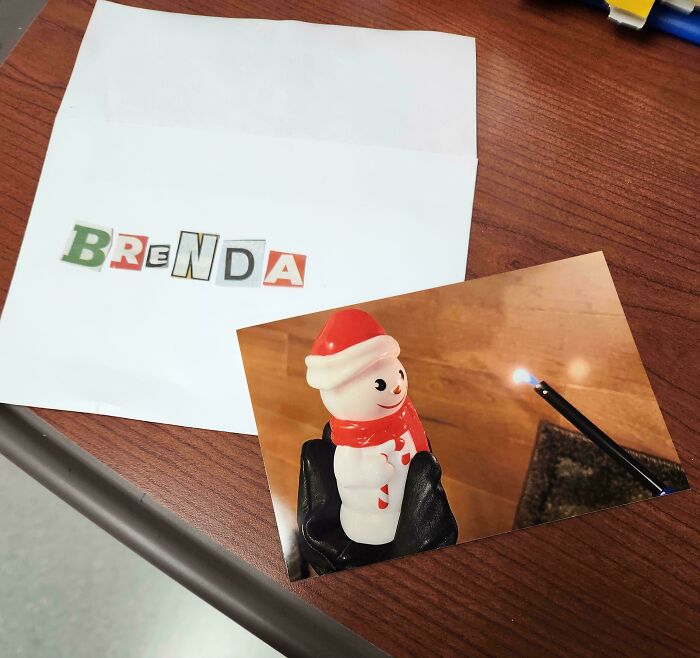 Coworker Got A Ransom Note For Her Kidnapped Toy