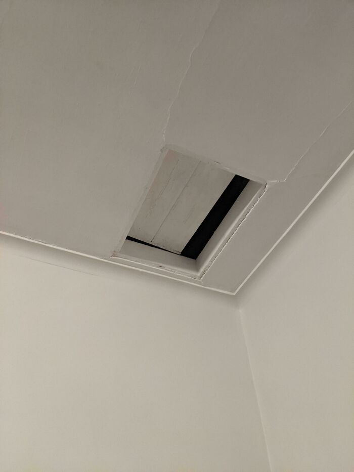 Moved Into A House 3 Days Ago, Found This Creepy Ceiling Spot