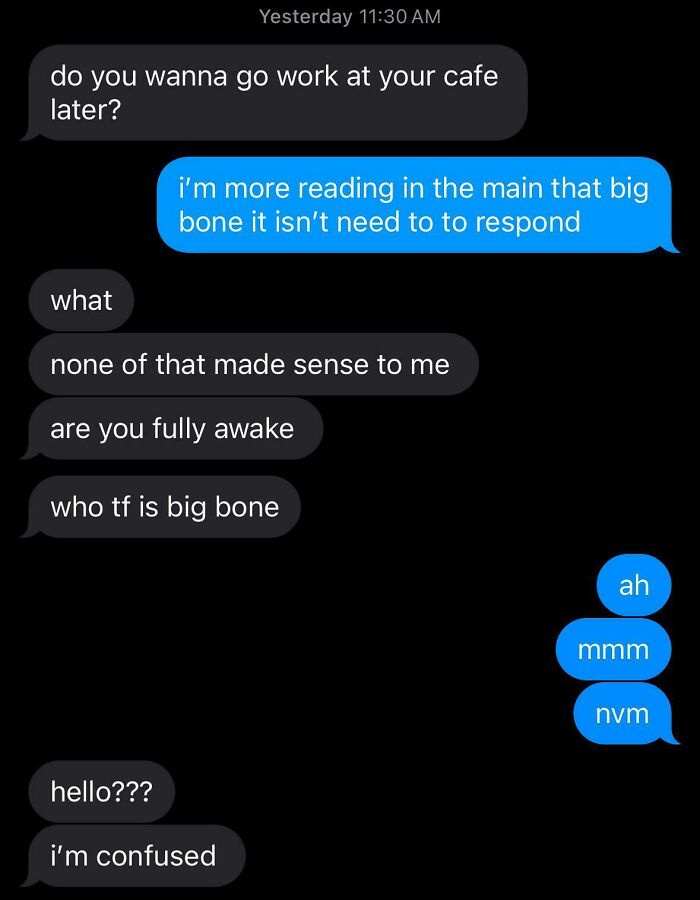 I Was Definitely Asleep When I Sent These Weird Texts To My Roommate