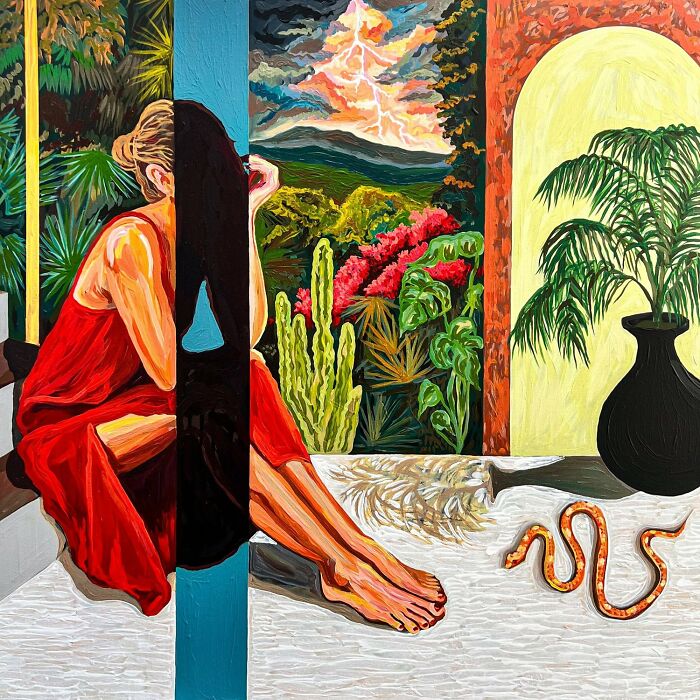 Wait Till You See These 40 Paintings That Look Chill But Have a Sneaky Twist