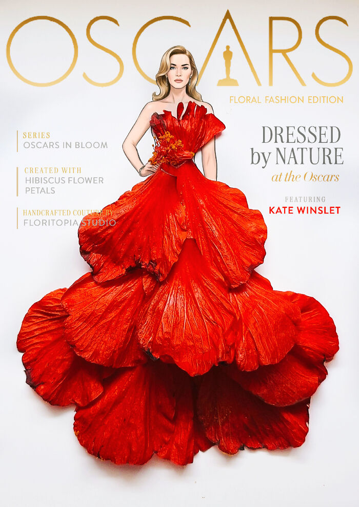 Kate Winslet in Petal Perfection