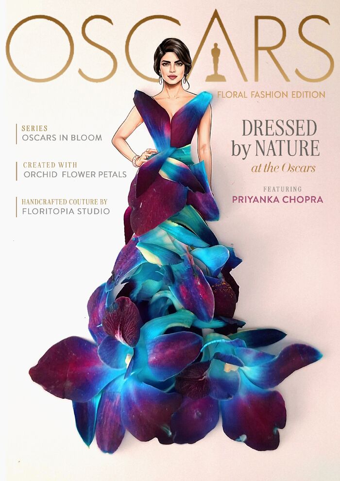 Priyanka Chopra’s Exotic Orchid Outfit