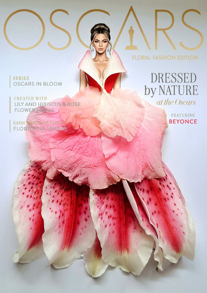 Beyoncé’s Lush Floral Look
