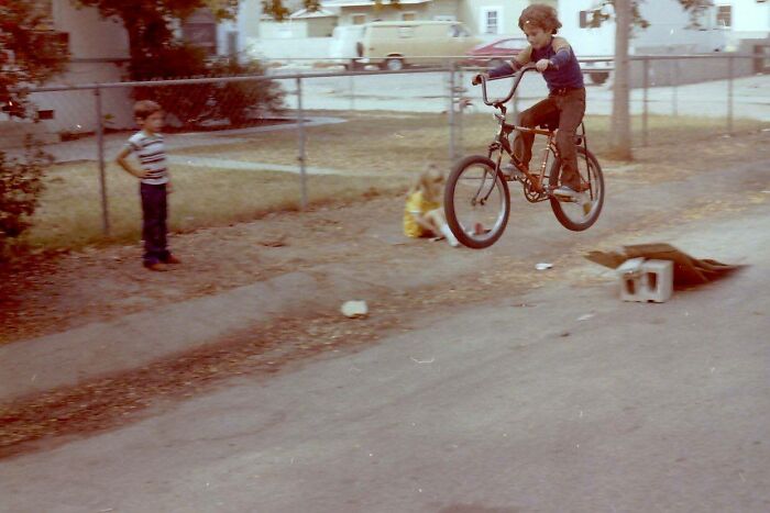 Catching Serious Air Without A Helmet In The Mid-70s
