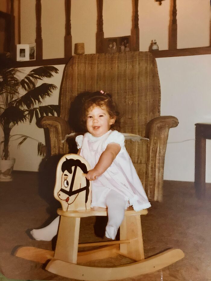 1981-Me On The Legendary Rocking Horse My Dad Built