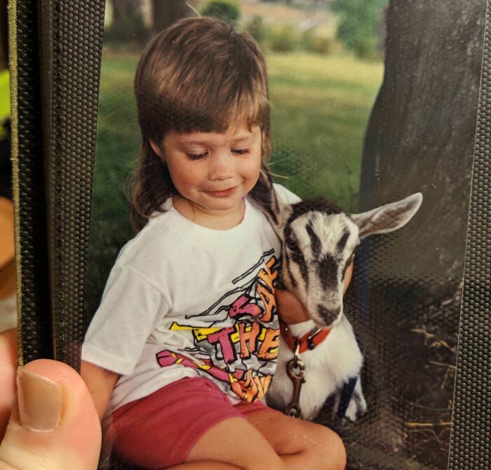 Mom Gave Me The Scoop Haircut & A Pet Goat Named Flash For My Birthday