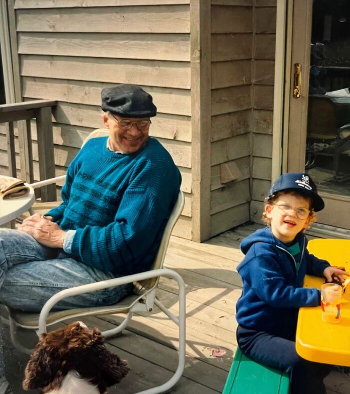 Me And Gramps Looking Fresh In ’91
