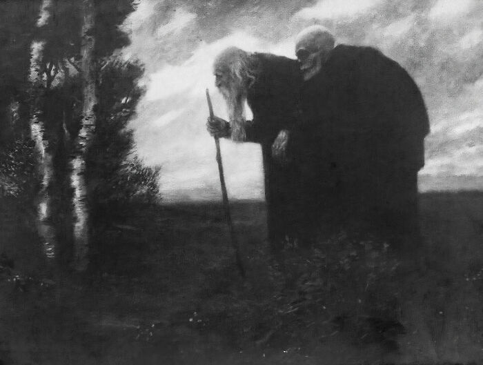Sunset Of Life, Circa 1907 By Adolf Hengeler (1863–1927)
