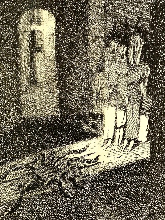 The Fearful Crowd, Circa 1919 By Edwin Henel