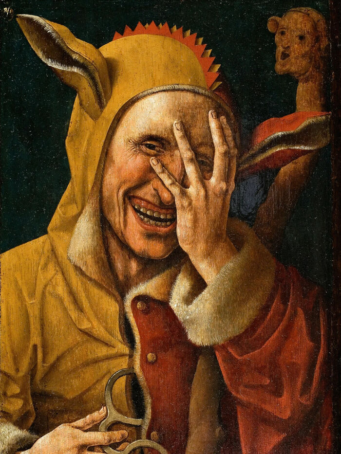 Laughing Fool, Circa 1500 By Jacob Cornelisz Van Oostsanen