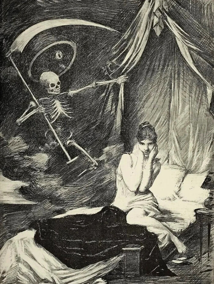East Wind Brings Death, Circa 1887 By Paul-François Quinsac
