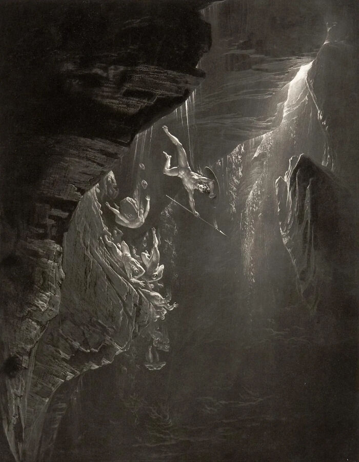 The Fall Of The Rebel Angels, Circa 1826 By John Martin